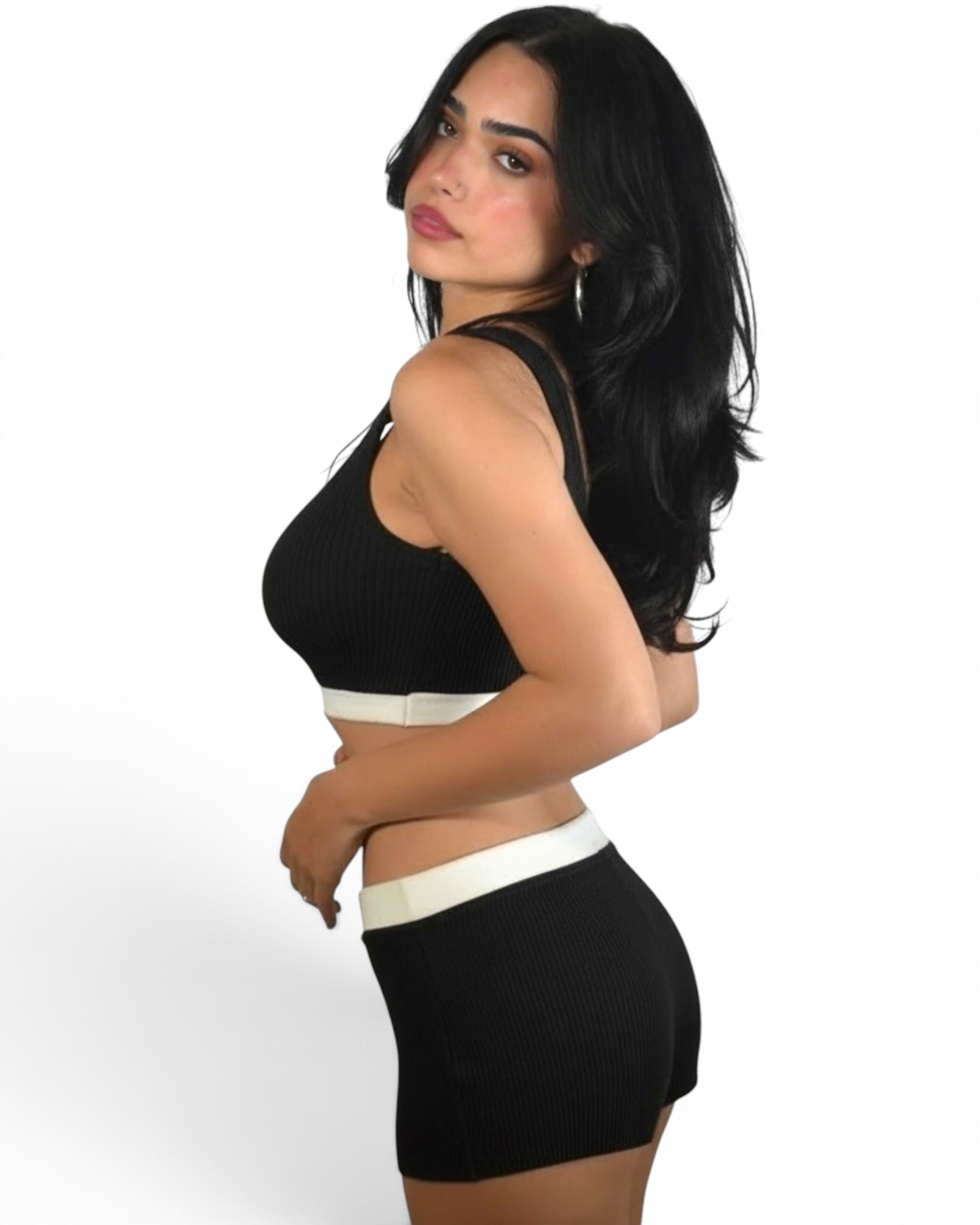 The Contour Banded Crop Tank