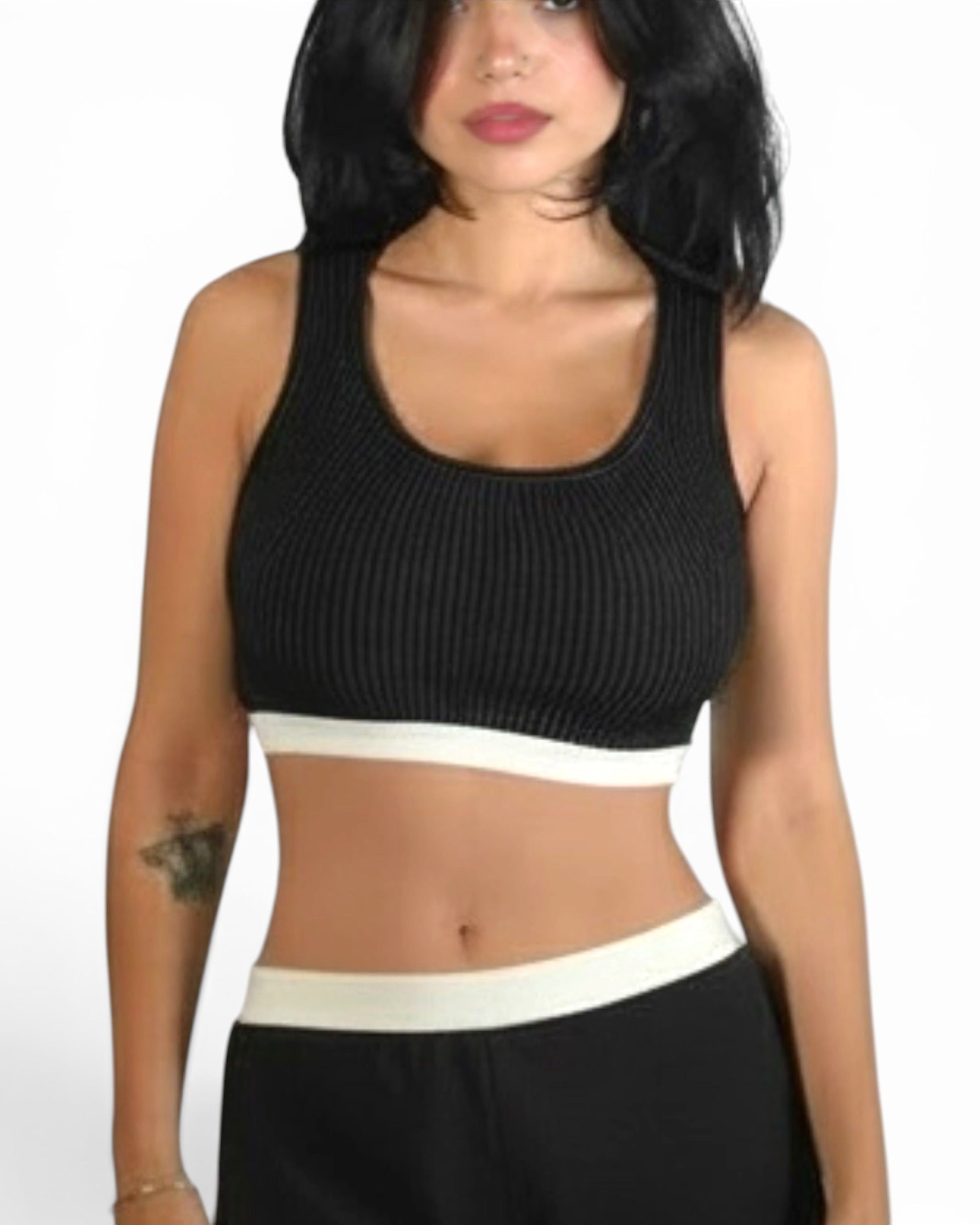 The Contour Banded Crop Tank