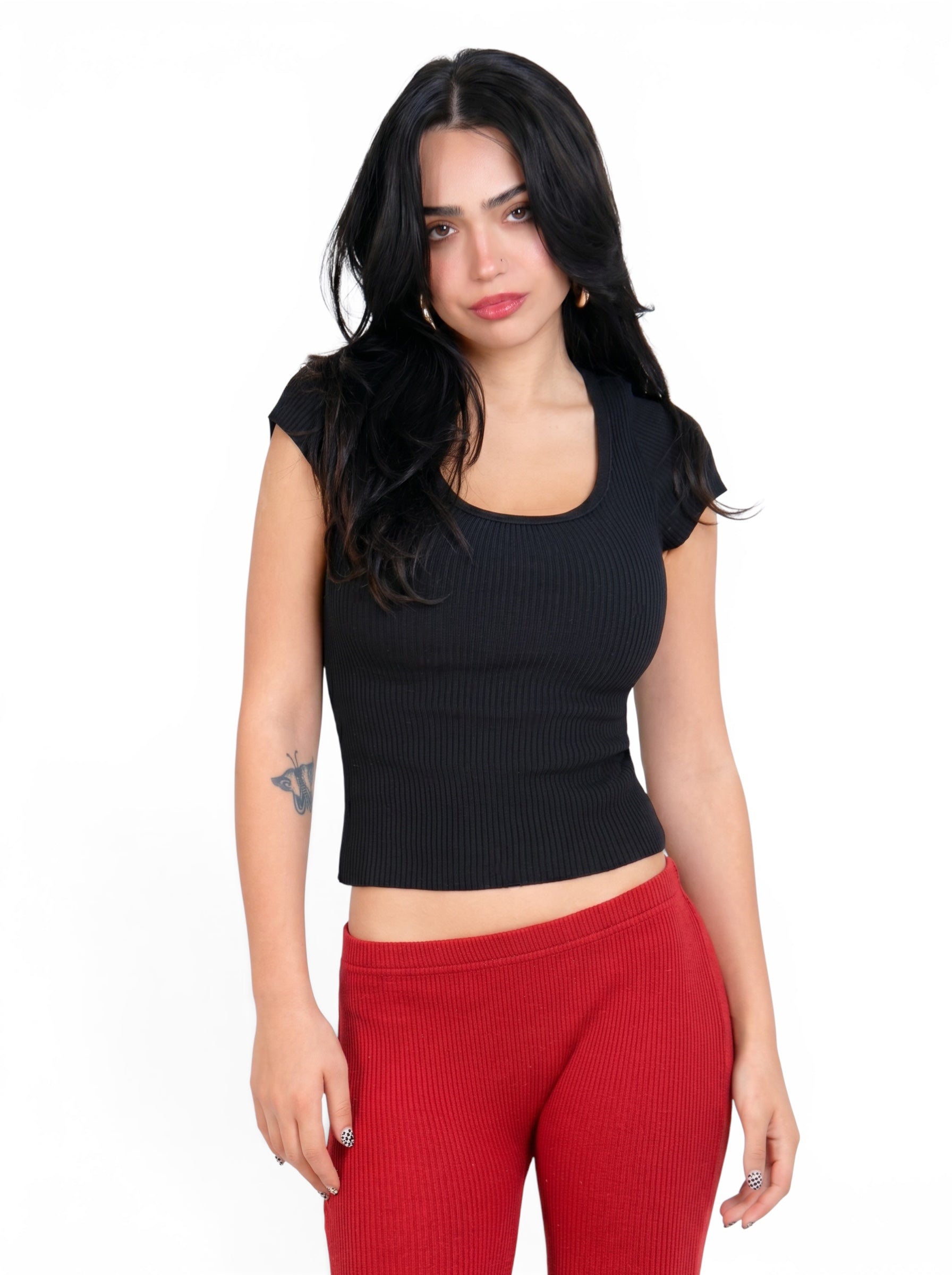 The Contour Short Sleeve — Ink