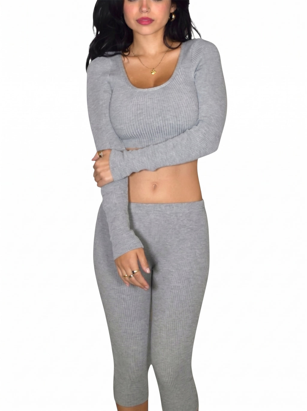 The Contour Crop Long Sleeve