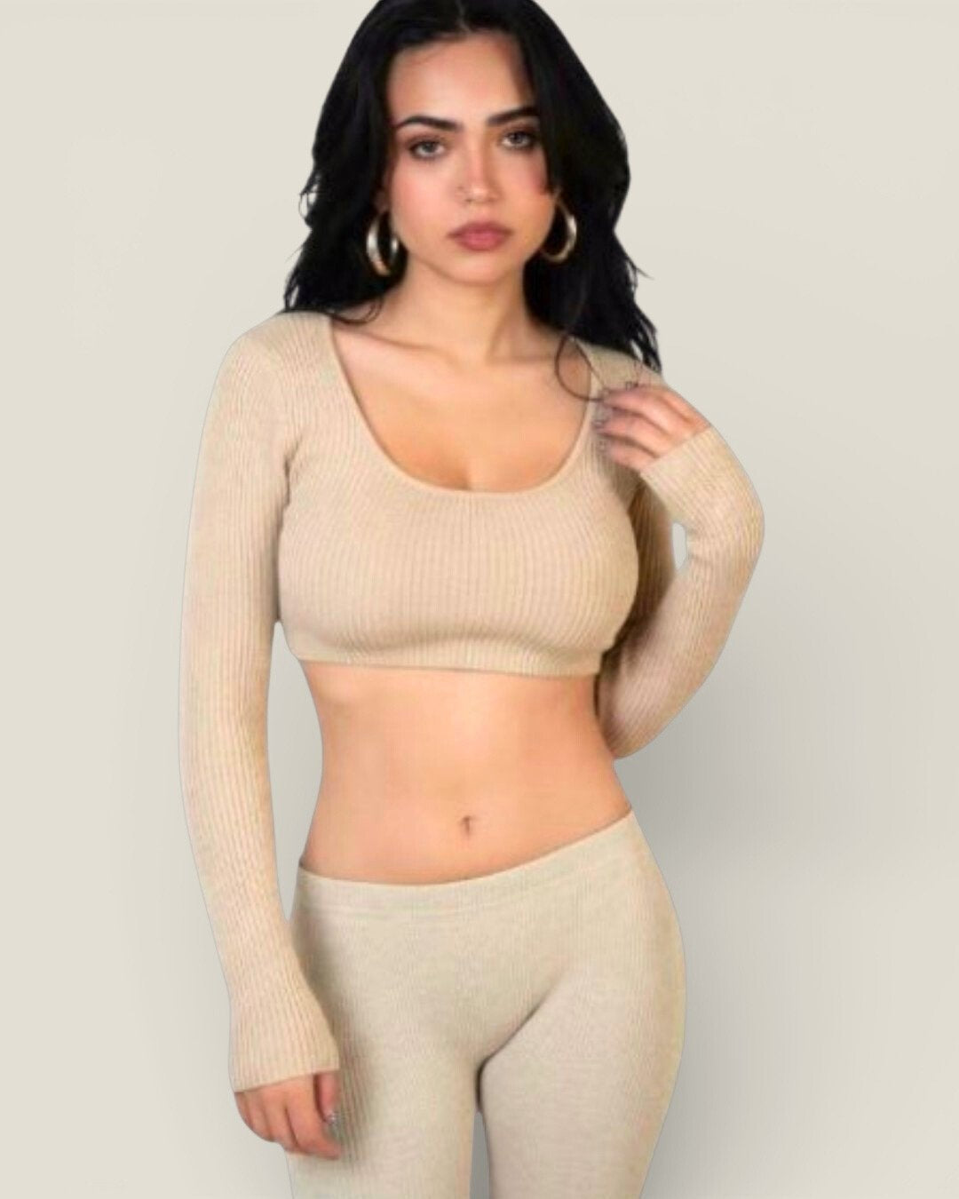 The Contour Crop Long Sleeve