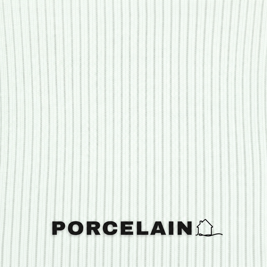The Sculpt Midi rib knit swatch - porcelain white - designed and made by The Knit House LA